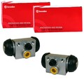 2x BREMBO RADBREMSZYLINDER passend für ABARTH 500 500C FIAT 500 500L PANDA TIPO