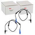 2x NTY ABS-SENSOR RADDREHZAL HINTEN passend für CITROËN C2 C3 PEUGEOT 1007 | HCA