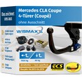 ANHÄNGERKUPPLUNG vert. abnehmbar für Mercedes CLA Coupe 15-19 +13pol E-Satz ECS
