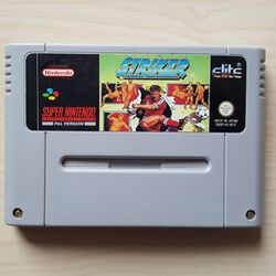 Striker SNES PAL Super Nintendo Spiel Modul Game Cartridge