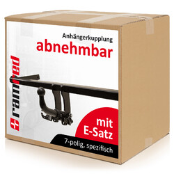 Für VW T5 04.03-09.09 ANHÄNGERKUPPLUNG abnehmbar + 7pol spezifisch E-Satz -Neu-
