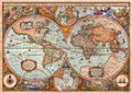 Schmidt 58328 - Antike Weltkarte, Puzzle, 3000 Teile|ab 9 Jahren