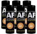 RAL Lack Spraydose seidenmatt 6er Pack Autolack Sprühdose seidenmatt Buntlack