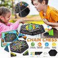 Kette Dreieck Schachspiel Triggle Board Gummiband mit geeignet für 2/3/4 Spieler