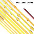 COB LED Streifen Stripe Band 12V 24V 3mm 5mm 8mm Leiste Licht lichtband Strip
