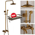 Duscharmatur Duschgarnitur Regendusche Handbrause Badezimmer Duschset Antik Mess