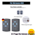 2 Stk Handsender für Blue Buttons Hörmann HSM4-868 HSE2/HS4-868 Garagentor