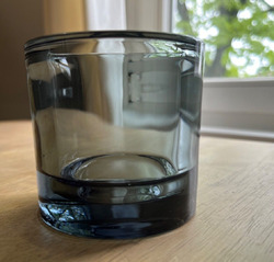 Iittala Kivi  BIG (80mm) Teelichthalter  Farbe: grau - SEHR SELTEN!!!
