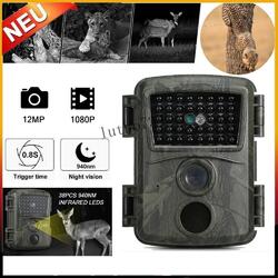 12MP 1080P Wildkamera Jagdkamera Überwachungskamera PIR Nachtsicht Wasserdicht