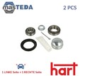 900 250 RADLAGERSATZ RADLAGER SATZ HINTEN HART 2PCS FÜR VW GOLF II,GOLF