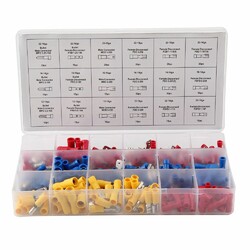 1200X Kabelschuhe Sortiment Box Auto KFZ Steckverbinder Satz Flachstecker Set De