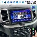Android15 Autoradio Carplay 64G Für Seat Alhambra II 10-21 VW Sharan 7N Chat GPT