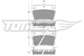 Bremsbelagsatz Scheibenbremse TOMEX Brakes TX 13-86 für TOYOTA RAV 2 1 ZCA25_