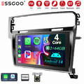 2+64GB 10.1" Android 14 Apple Carplay Autoradio GPS Navi KAM Für VW Golf VII MK7