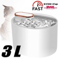 3L Automatischer Haustier Wasserspender Trinkbrunnen Katzen Hunde Filter Leise