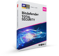 Bitdefender Total Security 2024 3 / 5 / 10 Geräte, 1 / 1,5 / 2 Jahre