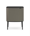 BRABANTIA Abfalleimer BO TOUCH BIN LBH 38x59x54 cm silber Mülleimer