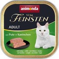 Animonda vom feinsten Nassfutter Katze Adult - mit Pute + Kaninchen 32 x 100g