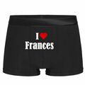 Boxershorts I Love Frances das ideale Geschenk für Valentinstag Weihnachten TOP