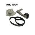 Wasserpumpe + Keilrippenriemensatz SKF VKMC 33410 für BMW CITROËN PEUGEOT MINI