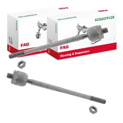 2x SCHAEFFLER FAG AXIALGELENK SPURSTANGE passend für FORD FIESTA FUSION MAZDA 2 