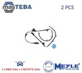 714 800 0011 ABS SENSOR DREHZAHLFÜHLER MEYLE 2PCS FÜR FORD FIESTA V,FUSION