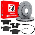 Zimmermann SPORT BREMSSCHEIBEN + BELÄGE VORNE passend für BMW 3er 4er F30 - F36
