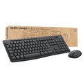 Logitech MK370 Combo for Business, große Tastatur und Maus kabellos, sicherer Lo