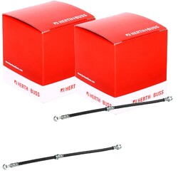 2X HERTH+BUSS BREMSSCHLAUCH VORNE HINTEN passend für HYUNDAI COUPE ELANTRA KIA S