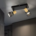 Deckenleuchte Deckenlampe Esszimmerleuchte Spots verstellbar 2-Flammig L 38,5 cm