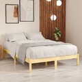 Massivholzbett Holzbett Bett Bettgestell Bettrahmen Schlafzimmerbett vidaXL