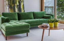 Ecksofa L-form Wohnlandschaft Eck Polstersofa Sitz Design Couch Sofas Stoff Neu