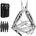 BIBURY Multitool 21 in 1 | Faltbar mit 4 Bit | Outdoor Tasche