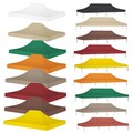 2m/3m/4m/6m Pavillon Ersatzdach Garten Pavillondach Dach Ersatzplane Wasserdicht