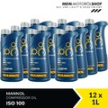 Mannol Compressor Oil ISO 100 Kompressoröl 12x1 Liter = 12 Liter