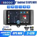 Android 13 Apple Carplay Autoradio GPS RDS WIFI Kam Für Smart Fortwo 451 2010-15