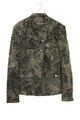 AMBIENTE Military Style Jacket Print D 40 green shades