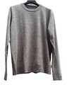 TOMMY HILFIGER Herren langarm Sweatshirt In dunkel grau, Gr. M 89% Baumwolle