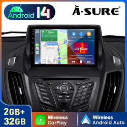 32G Android 14 Autoradio Für C-Max Ford Kuga 2012-2018 Escape 2013-2019 GPS WIFI