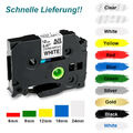 Schriftband Kompatibel für Brother P-Touch TZe-231 TZ-231 12mm 9mm 6mm 18mm 24mm