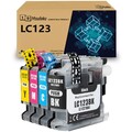 LC123XL Farbset patronen Kompatibel Brother MFC-J 4410/4510/470 DW DCP-J 4110W.