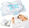 Nackenkissen Kopfkissen Memory Foam Kissen, Ergonomisches Nackenstützkissen     