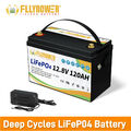 12V 120Ah LiFePO4 Lithium Akku Solarbatterie BMS Solaranlage Wohnmobil Boot RV  