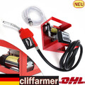 45L/min 12V Dieselpumpe Heizölpumpe Automatik Pistole Ölabsaugpumpe mit Zählwerk