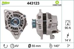 VALEO 443123 Generator für SMART