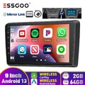 9" Android 13 Carplay Autoradio GPS NAV 2+64G BT RDS Für Audi A3 8P 2003-2013 S3