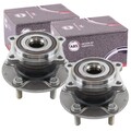 2x A.B.S. RADLAGER-SATZ mit ABS-RING HINTEN passend für CITROËN C-CROSSER MITSUB