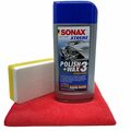 Sonax Xtreme Polish + Wax 3 Hybrid NPT 500 ml Set mit Applikator & Tuch