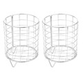  2 Stück Kaninchen-Futterkäfig aus Metall für Kaninchen, Heuraufe,