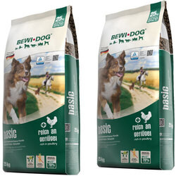 Bewi Dog Basic Trockenfutter Hund Adult | Sparpaket 2 x 25 kg